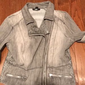 Bedazzled get denim INC Jacket- never worn!!!